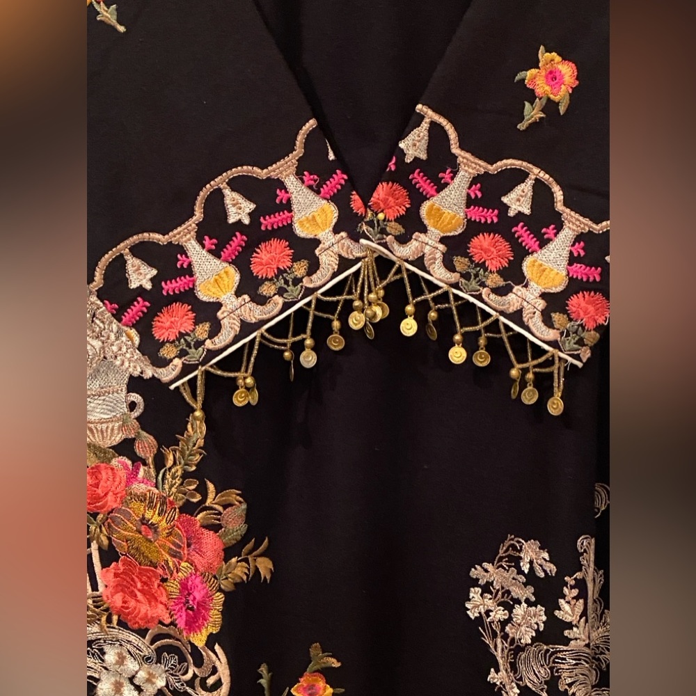 Embroidered winter dress